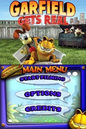 Garfield Gets Real (USA) screen shot title